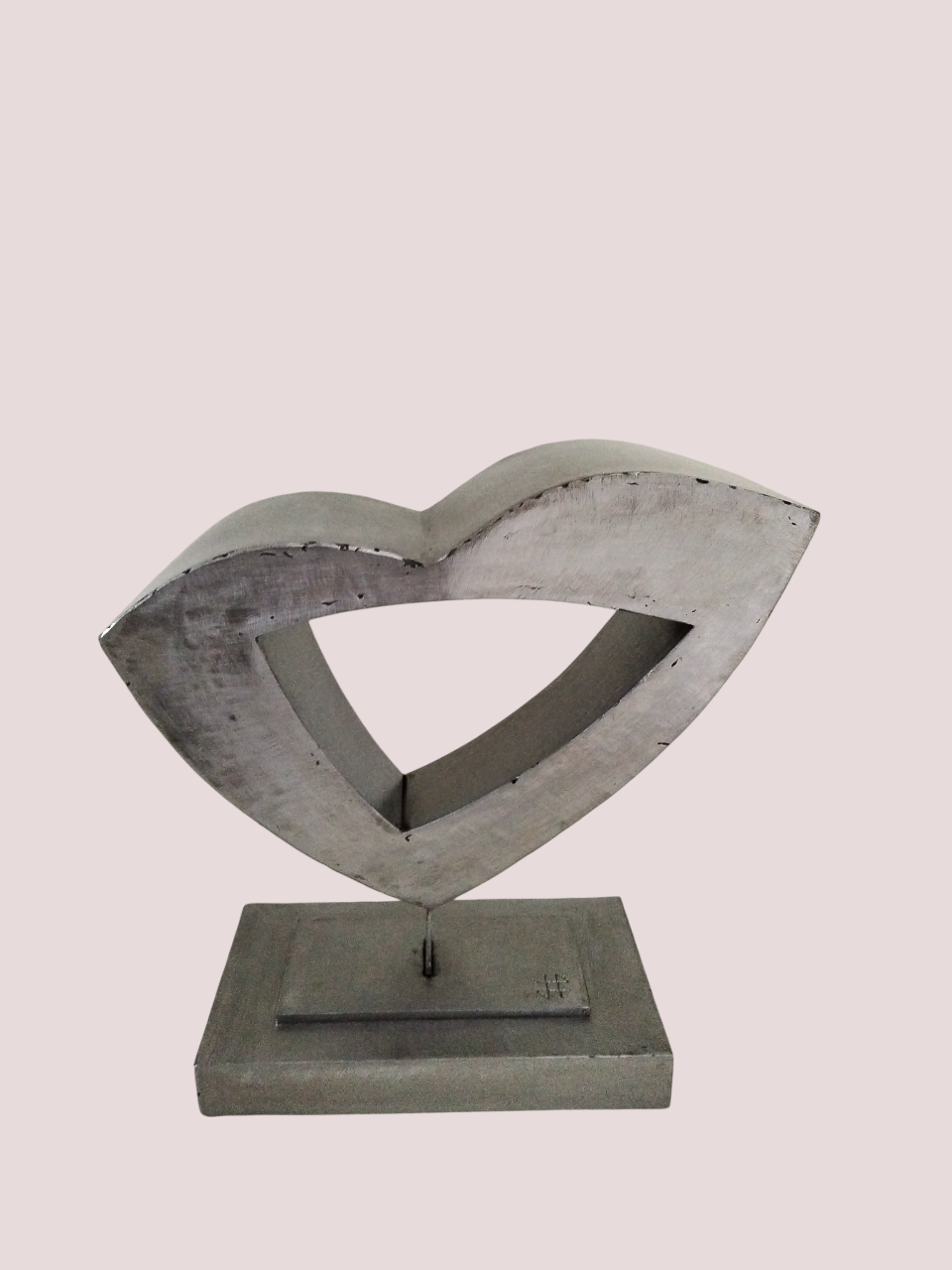 Élan du cœur ( 28 cm x 28 x 12 )